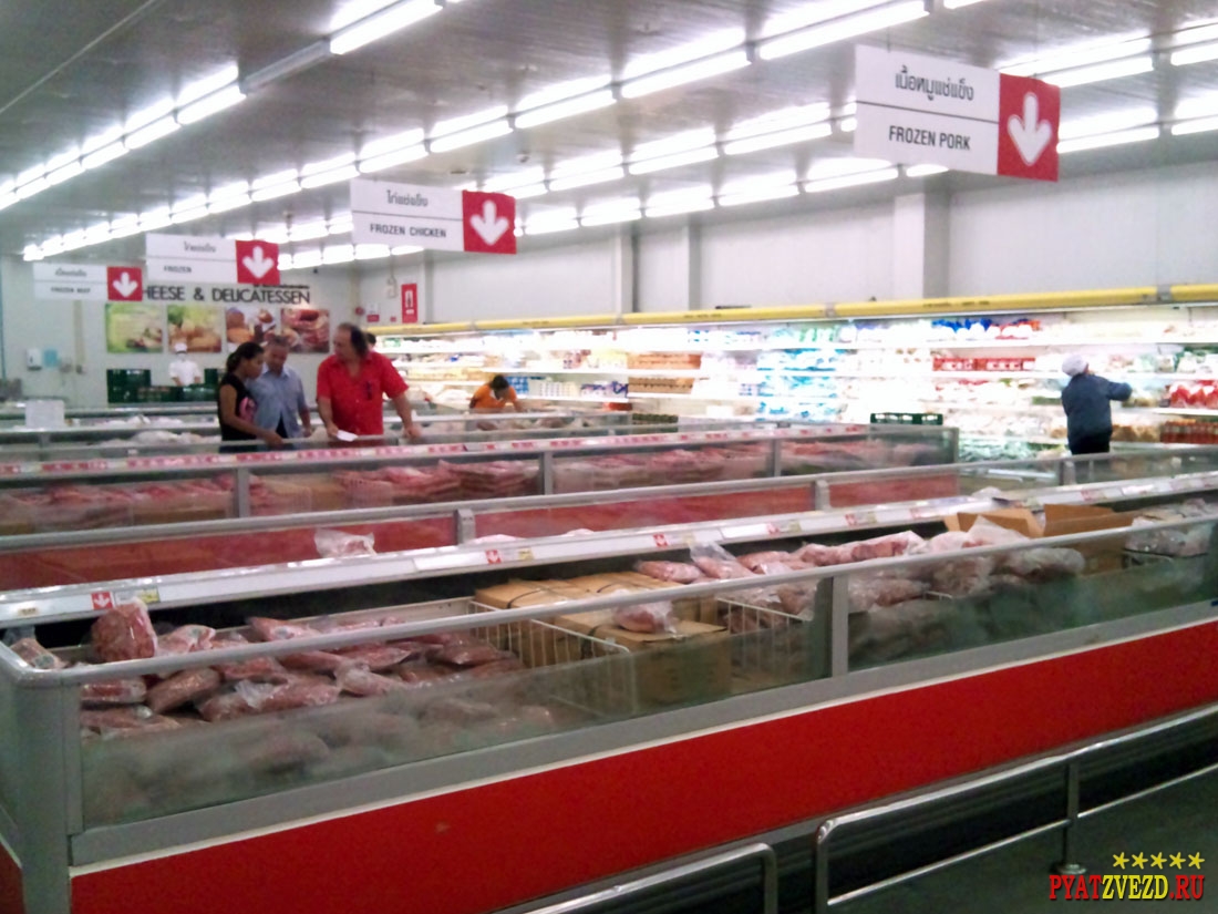 Мясо в супермаркете