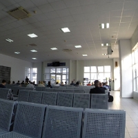 Зал ожидания в аэропорту Симферополя