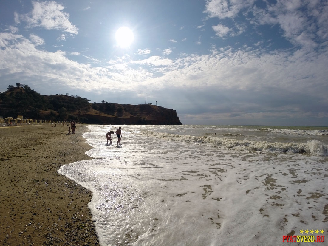 Пляж санатория Черноморец
